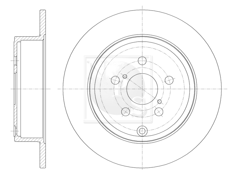 Jeu de 2 disques de frein NPS T331A38