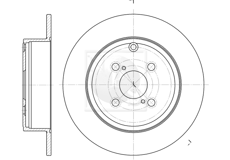 Jeu de 2 disques de frein NPS T331A40