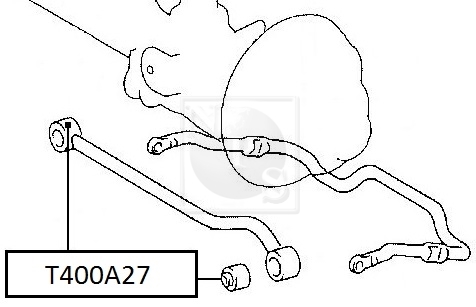Silent bloc de suspension NPS T400A27