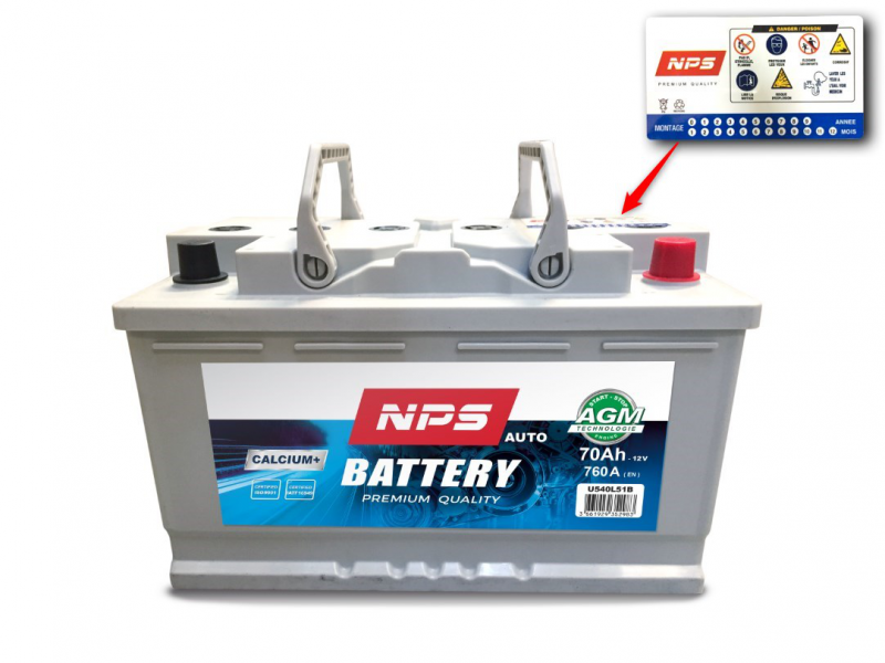 Photo 2 - U540L51B Batterie NPS