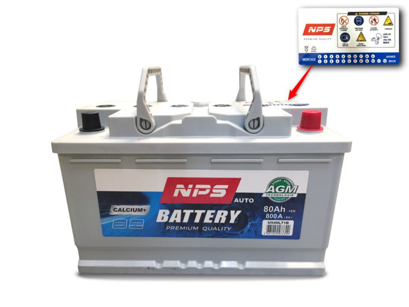 Photo 2 - U540L71B Batterie NPS